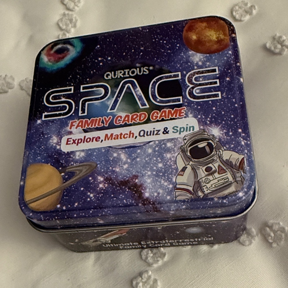 Space Family Card Game - Cosmic Blue